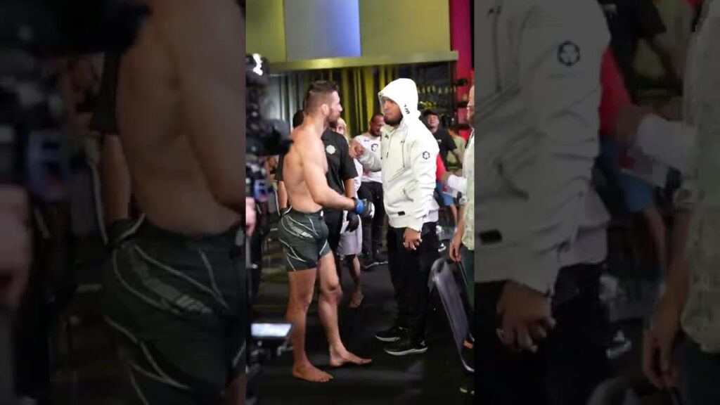 Khabib & Mateusz Gamrot Shared A Moment After His Main Event Win At UFC Vegas 57