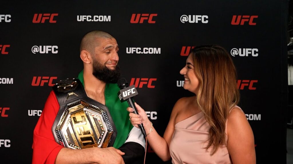 Khamzat Chimaev Backstage Interview | UFC 319