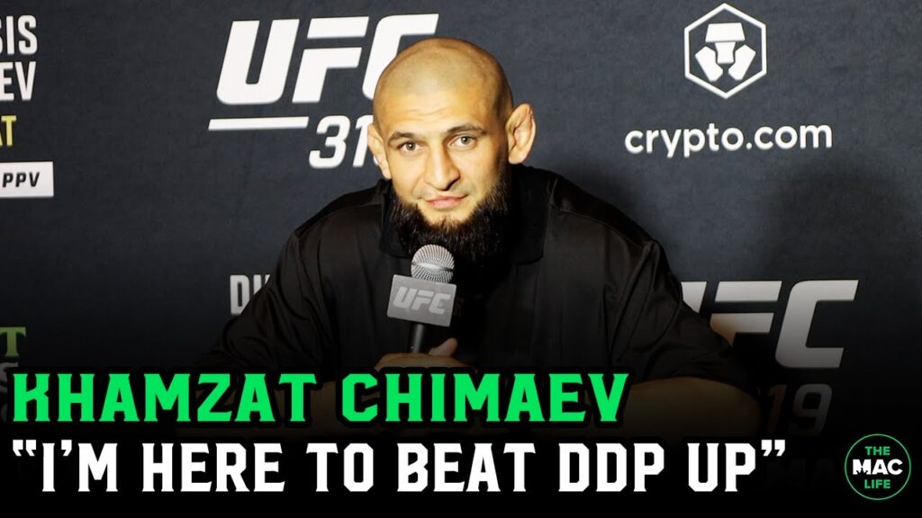 Khamzat Chimaev: "I'm here to beat Dricus Du Plessis up, and take my money" | UFC 319