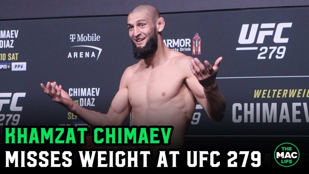 Khamzat Chimaev MISSES weight by SEVEN pounds: "Not that bad!"