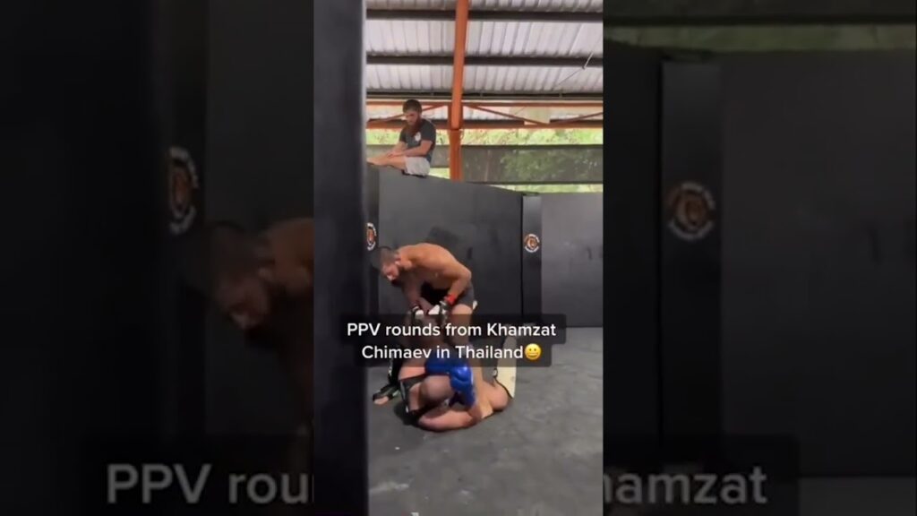 Khamzat Chimaev SMASHES sparring partner
