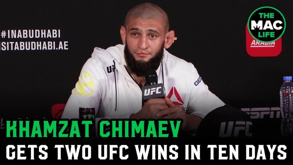 Khamzat Chimaev on two UFC wins in ten days: “Smash somebody, get money. It’s easy for me.”