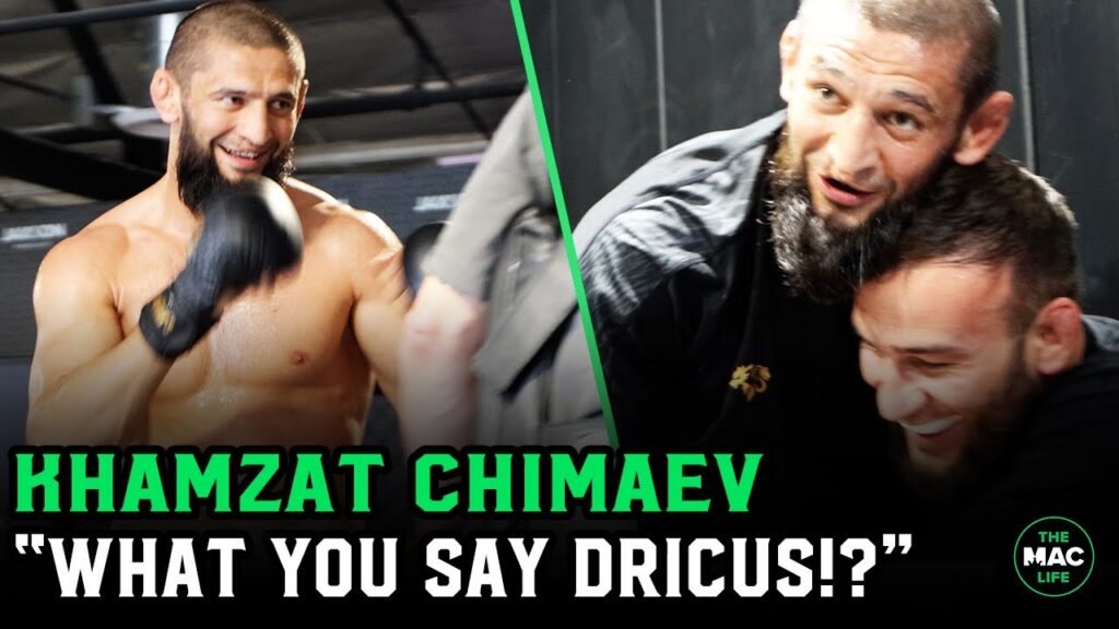 Khamzat Chimaev smashes workout: "What did you say Dricus!?"