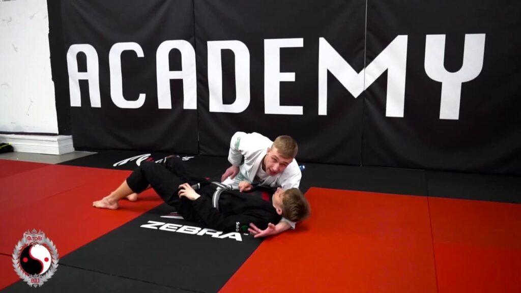 Kids BJJ Technique- Side Control to Mount Transition by Coach Janis