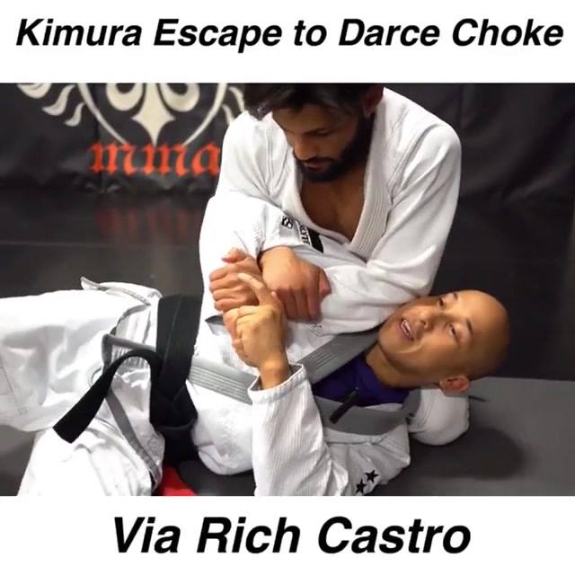 Kimura Escape to D'Arce Choke