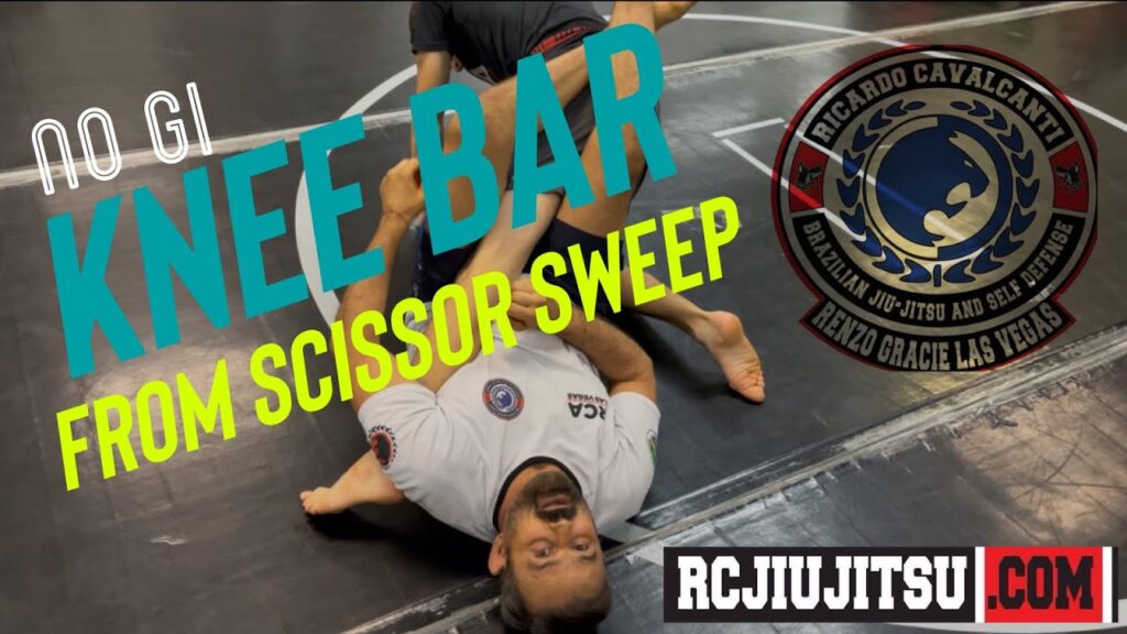 Knee Bar how to attack  for scissor sweep