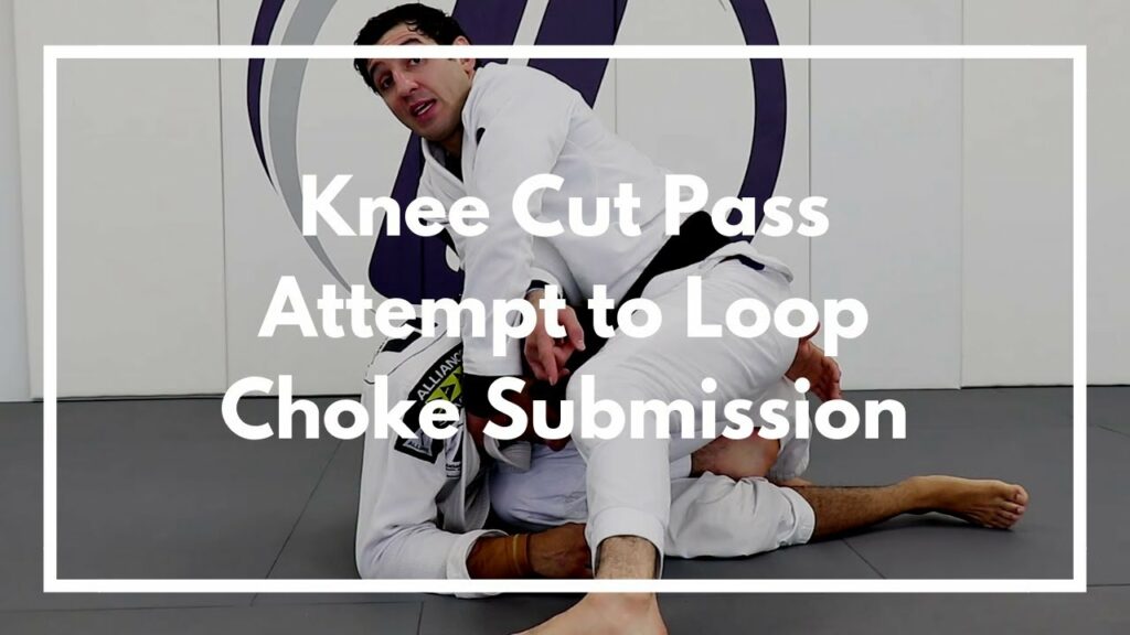 Knee Cut Pass Attempt to Loop Choke Submission