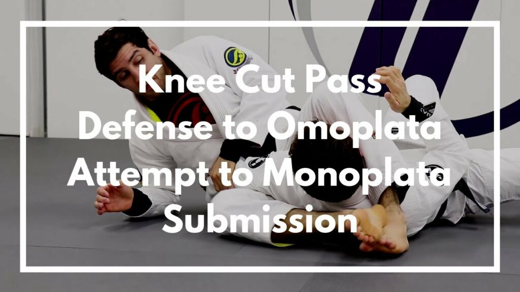Knee Cut Pass Defense to Omoplata Attempt to Monoplata Submission