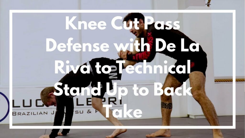Knee Cut Pass Defense with De La Riva to Technical Stand Up to Back Take