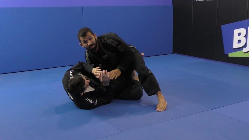 Knee Push Sweep Butterfly Guard by Bruno Malfacine