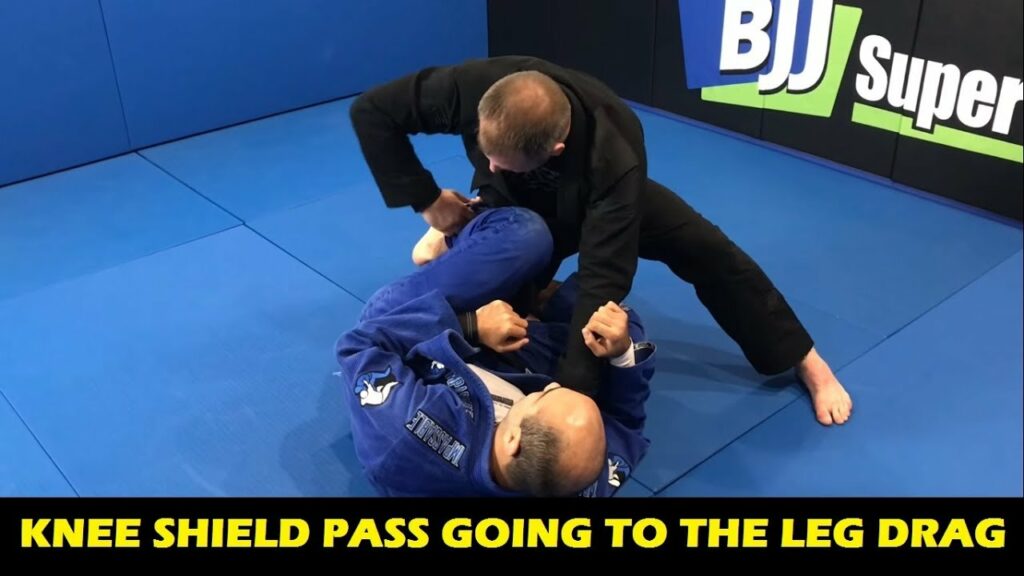 Knee Shield Pass Going To The Leg Drag by Jason Hunt