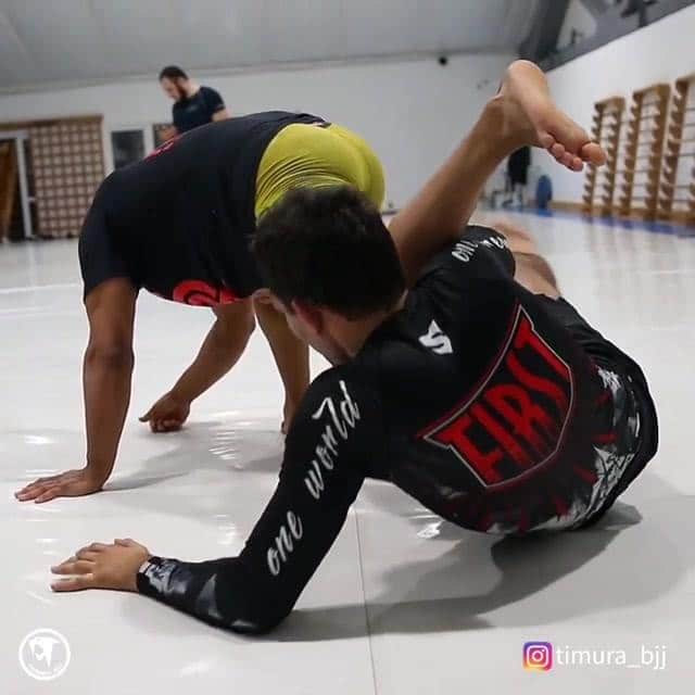 Knee Shield Sweep to Guard Pass by Lucas Leite