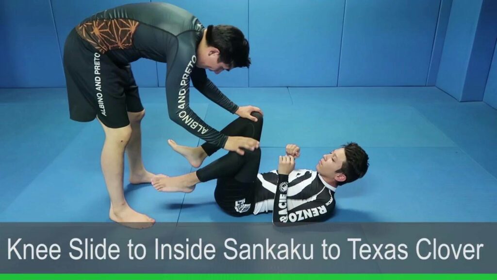 Knee Slice to Inside Sankaku & Texas Clover leaf