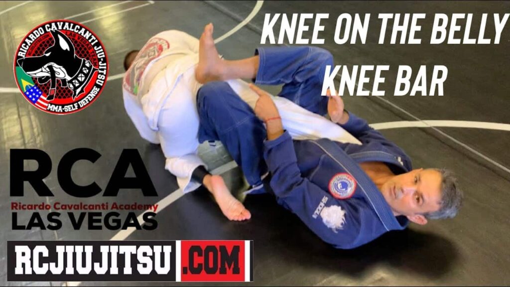 Knee on the Belly scape with  knee Bar