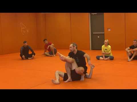 Kneebar: Backstep from Knee Cut Position