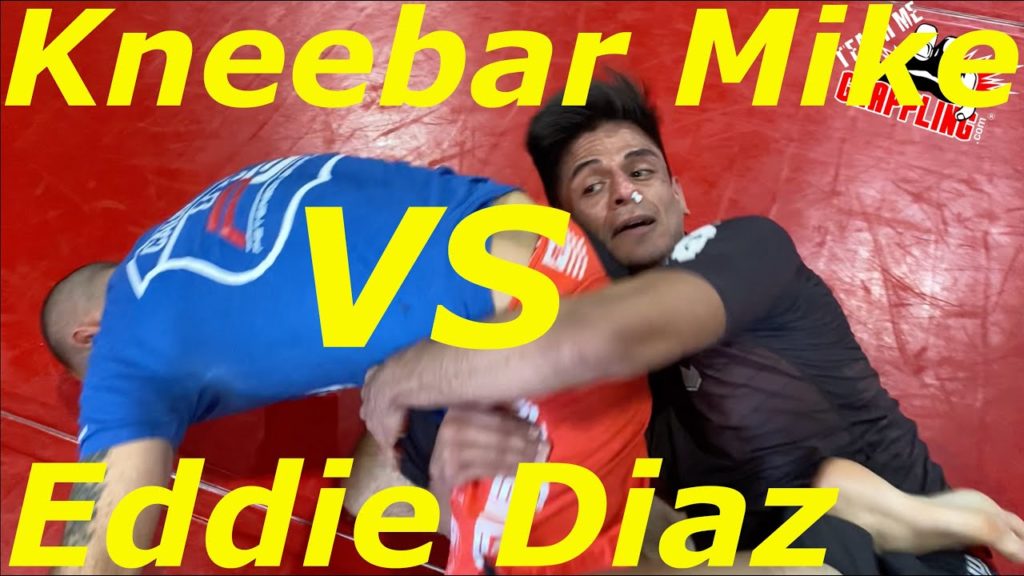 Kneebar MIKE vs Eddie DIAZ!  Narrated Rolls...Berimbolo Back ATTACK!!
