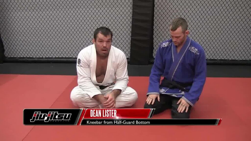 Kneebar from Half Guard bottom by Dean Lister