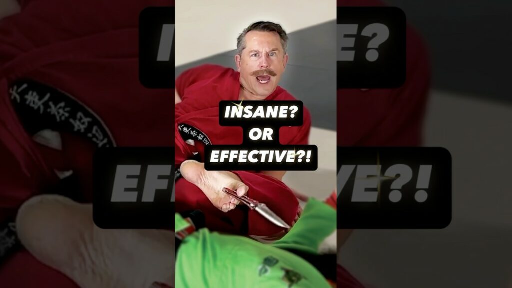 Knife Disarm With Your Feet! #masterken