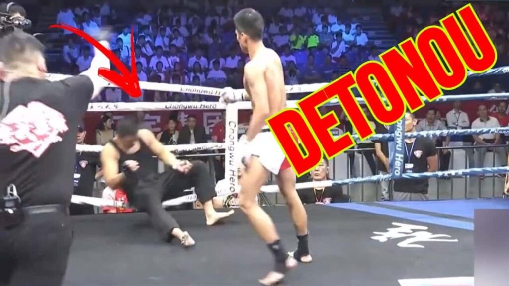 LUTADOR DE MUAY THAI DETONA COM MESTRE DO WING CHUN