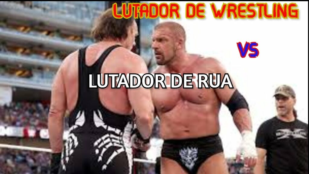 LUTADOR DE WRESTLING DOMINA LUTADOR DE RUA