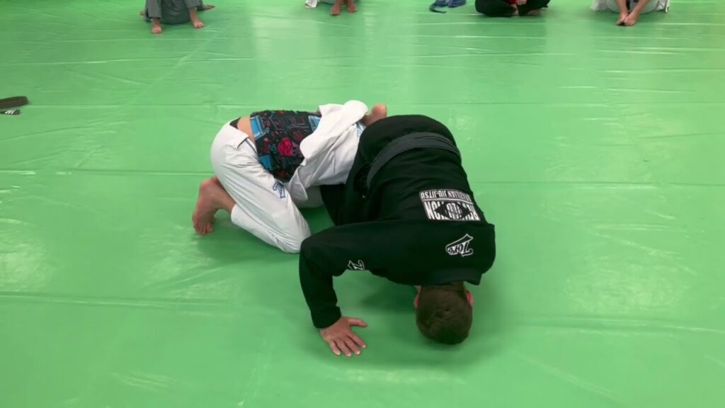 Lapel Guard: Gubber Guard Belly Down Armbar