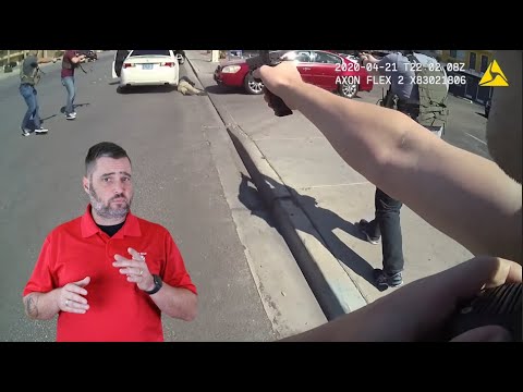 Las Vegas Officers Stop A Man With A Shotgun