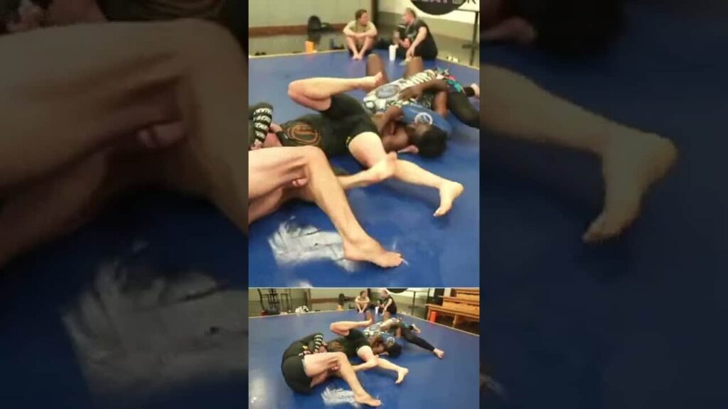 Leg lock entry - Jackie Chan to Ham Sandwich in BJJ #shorts