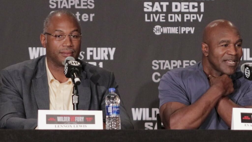 Lennox Lewis & Evander Holyfield predict Tyson Fury vs. Deontay Wilder