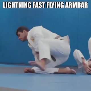 Lightning Fast Flying Armbar