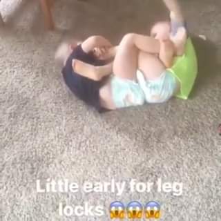 Little early for leglocks