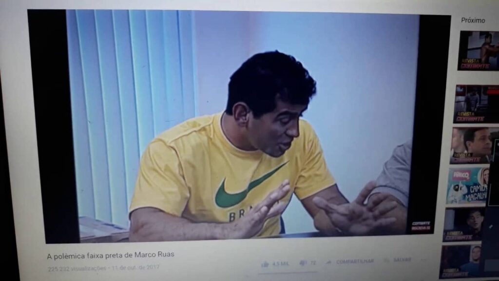 MARCO RUAS FAIXA PRETA DE JIU JITSU