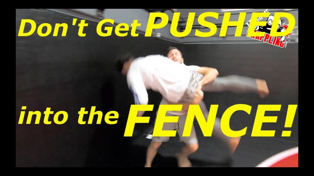 MMA Clinch Work Against the Fence!  Don't get PUSHED Around!!