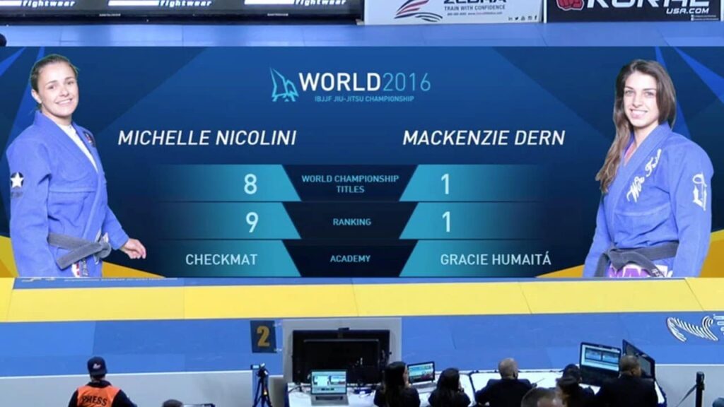 Mackenzie Dern vs Michelle Nicolini / World Championship 2016