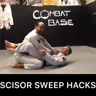 Making the scissor sweep work for you by the legend Chris Haueter and Bernardo Faria  BJJ Fanatics