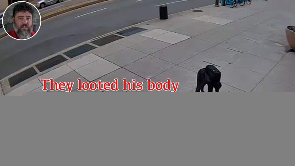 Man Gets Assaulted On The Sidewalk