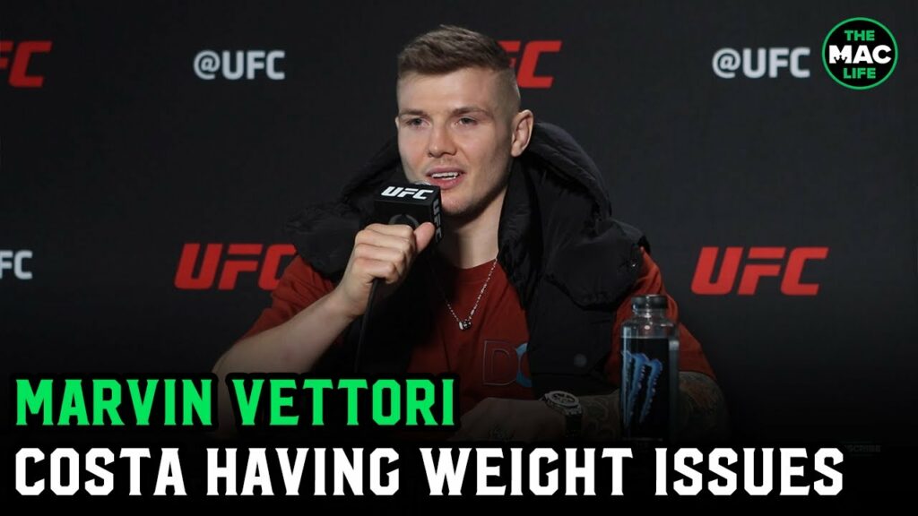 Marvin Vettori: Paulo Costa is "a lot overweight"; Fight could get moved to 205-pounds