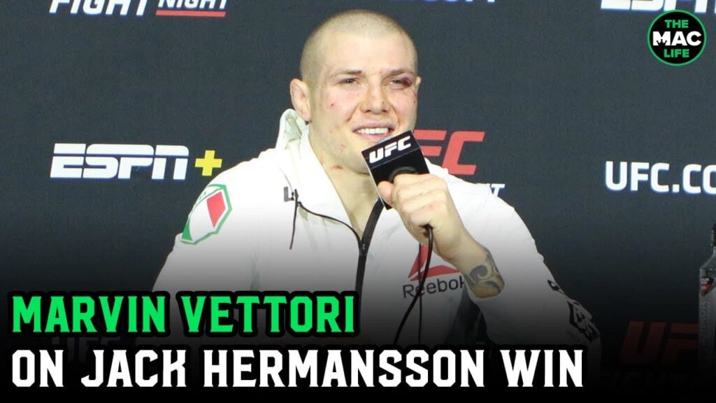 Marvin Vettori: "Israel Adesanya said he wouldn't see me again, guess what motherf***er I'm here"