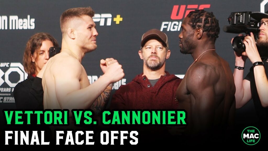 Marvin Vettori vs. Jared Cannonier Final Face Off: "You're in a good mood"