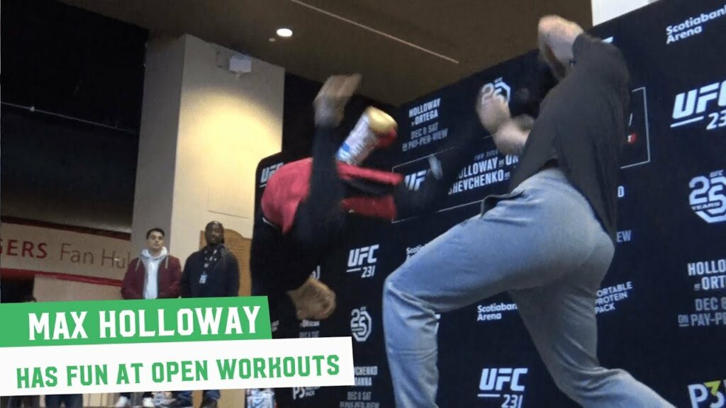 Max Holloway Back to his Blessed at UFC 231 Open Workouts