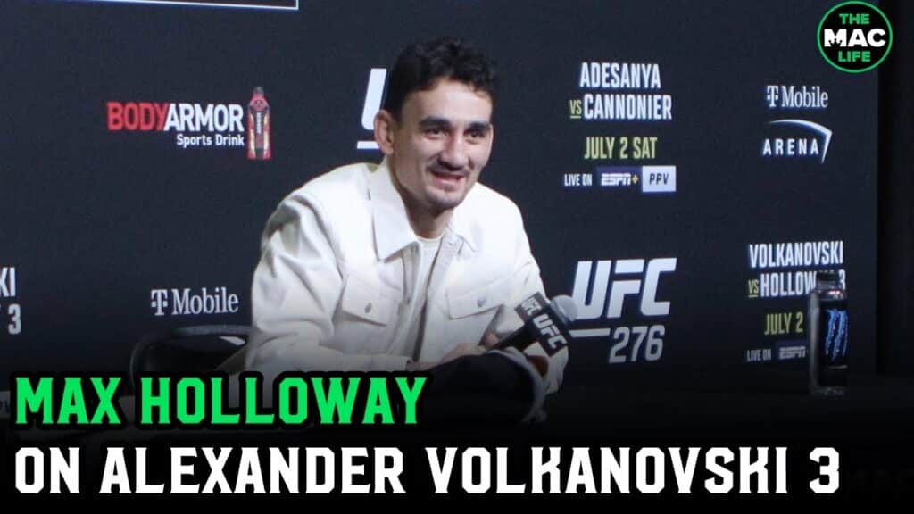 Max Holloway: “I’ll be surprised if people stay after my fight for the main event”