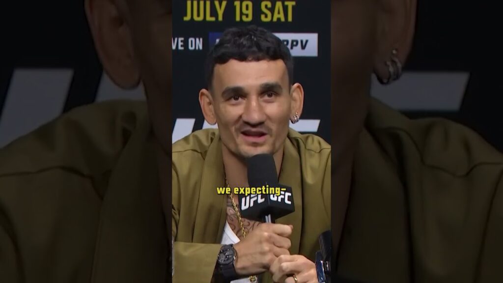 Max Holloway is LOVING the BOOS π³ #ufc318