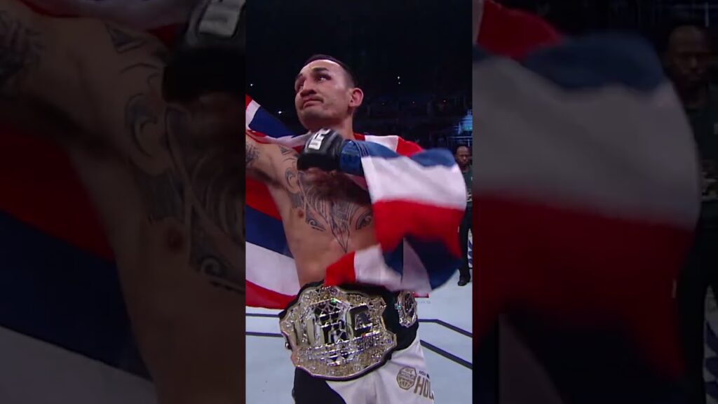 Max Holloway reflects on knocking out Justin Gaethje 🚨 #ufcglorydays