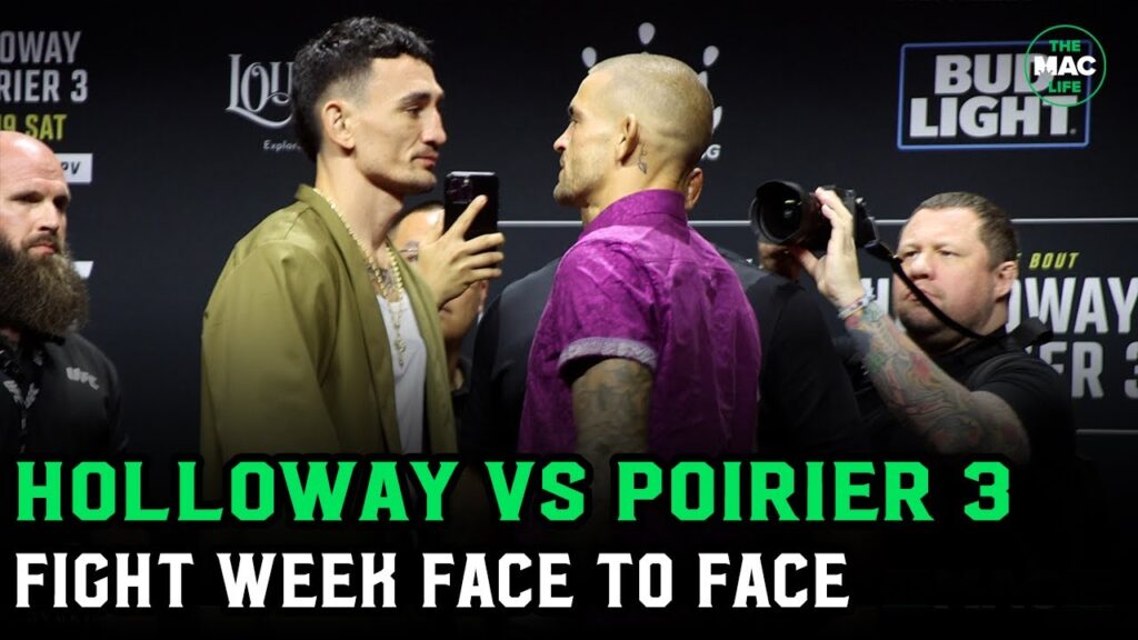 Max Holloway vs. Dustin Poirier Fight Week Face Off