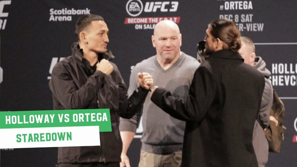 Max Holloway vs. Bran Ortega Staredown | Press Conference
