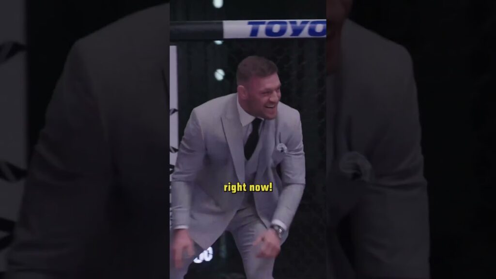 McGregor & Chandler face-off in the octagon! π³ #ufc303