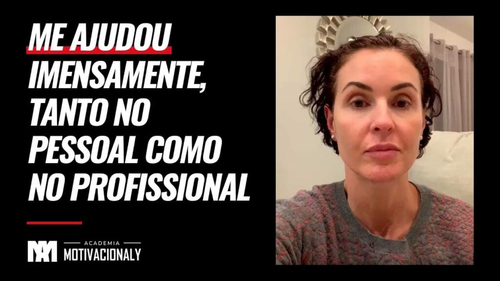 "Me ajudou imensamente, tanto no pessoal como no profissional"- Academia Motivacionaly