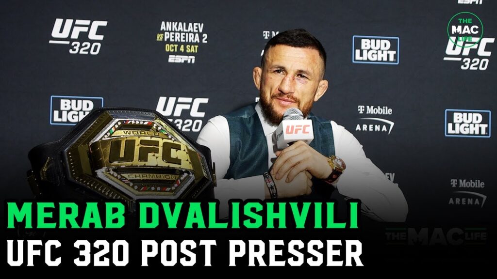 Merab Dvalishvili | UFC 320 Post Fight Press Conference