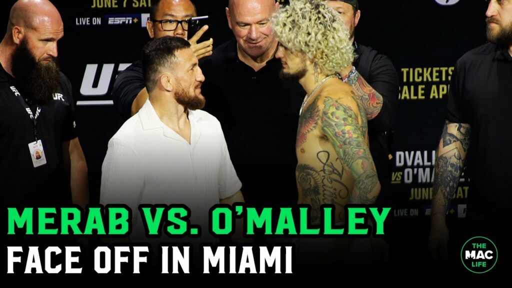 Merab Dvalishvili vs. Sean O'Malley 2 First Face Off