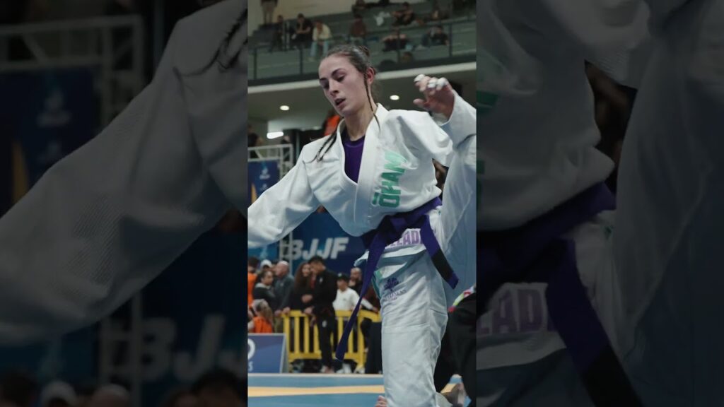 Mia Montesinos gets the finish to advance at the 2025 Euros. #bjj #ibjjf #jiujitsu