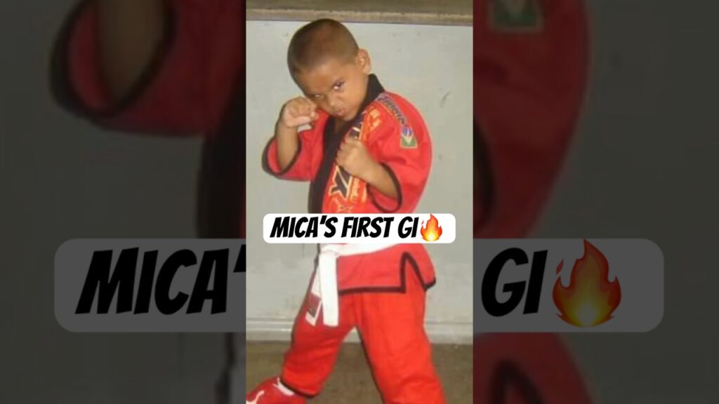 Mica started in style with the red gi🔥